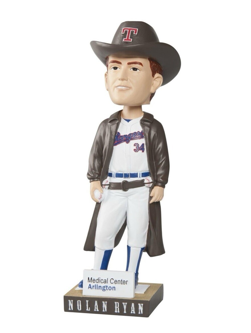 Texas Rangers 2013 Nolan Ryan Texas Ranger Duster Bobblehead The Sheriff Rare